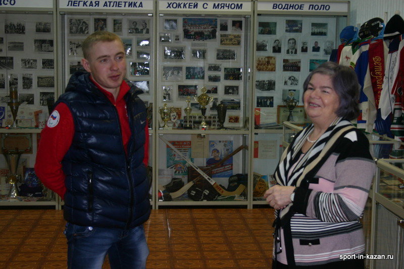 Миннегулов Рушан в Музее спорта РТ