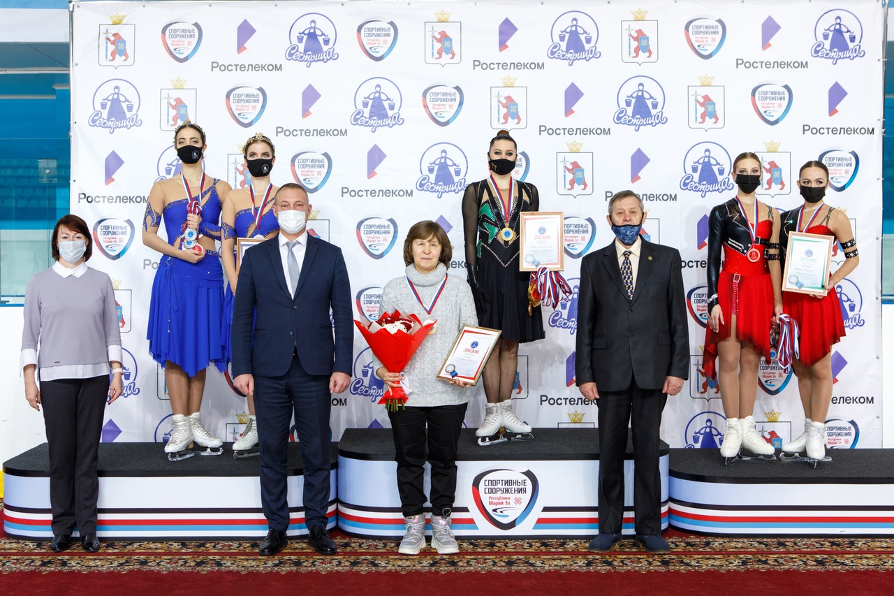 Команда мастеров спорта "Татарстан" по синхронному катанию на коньках выиграла золото Чемпионата России